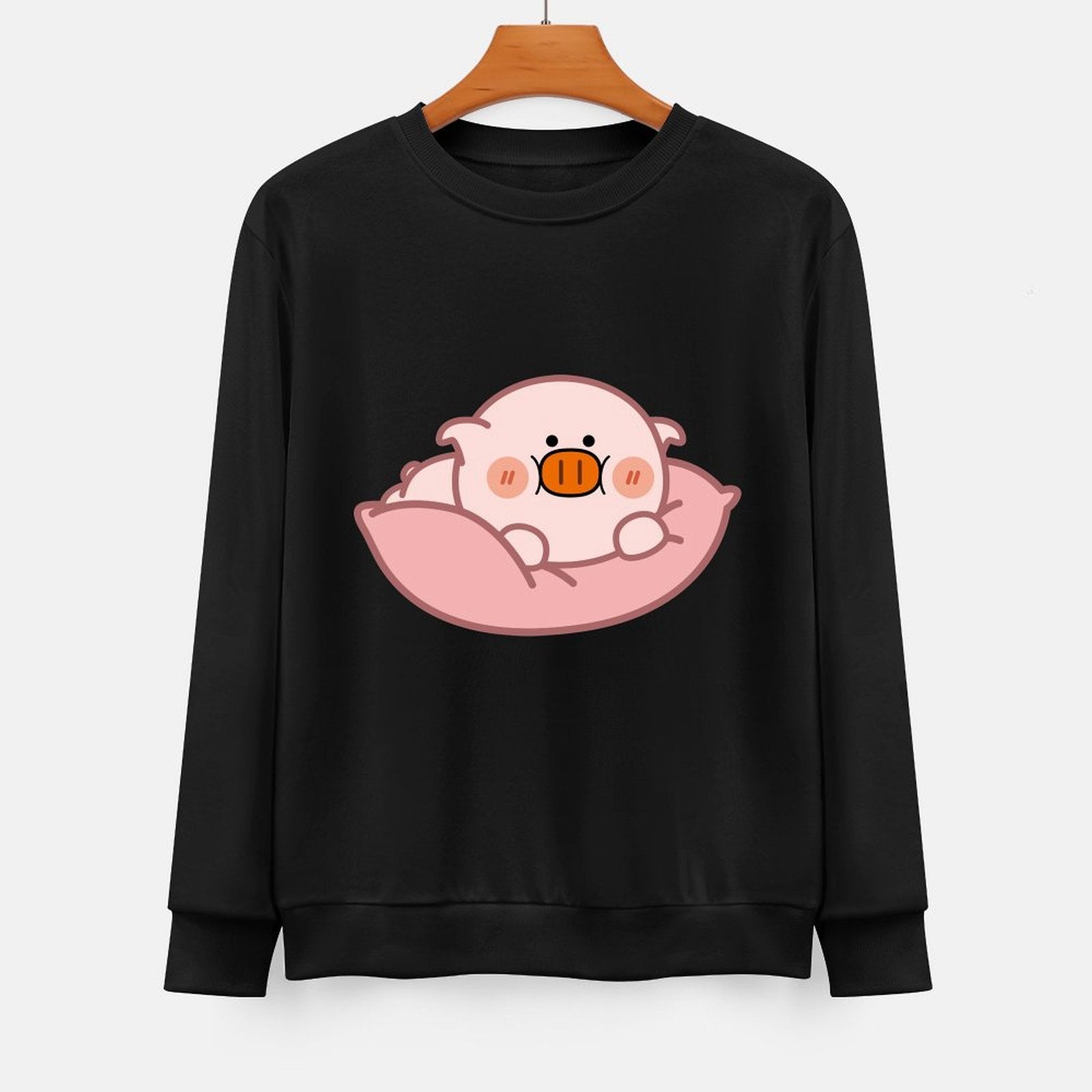 Front Patterned Long Sleeve TopRegularFit Reliable